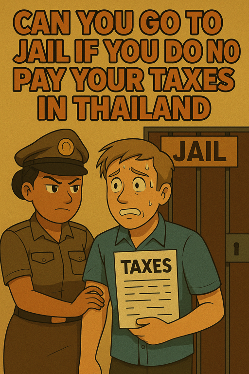 Jail if you do not pay your taxes in Thailand