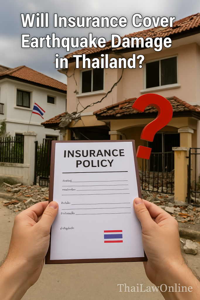 Do Insurance Pay for Damages from Earthquake in Thailand