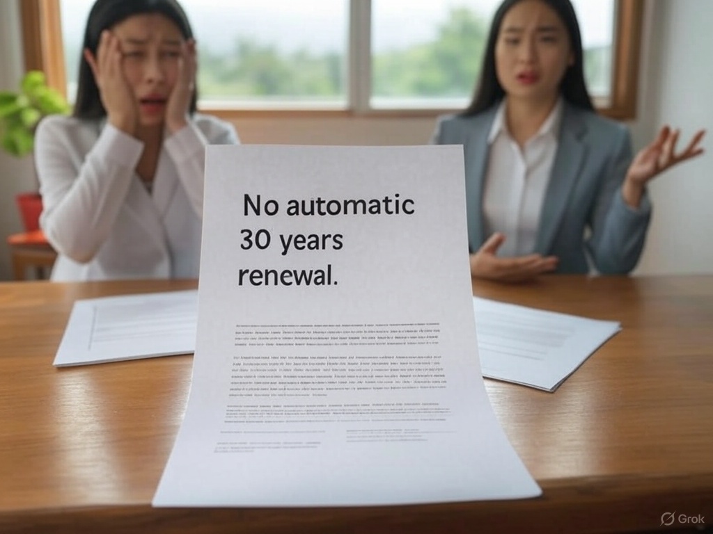 Automatic renewal of a lease