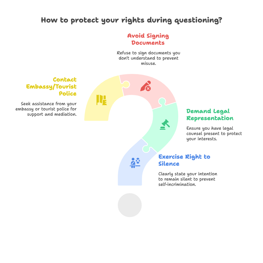 How to Protect your rights during questioning at police interview in Thailand