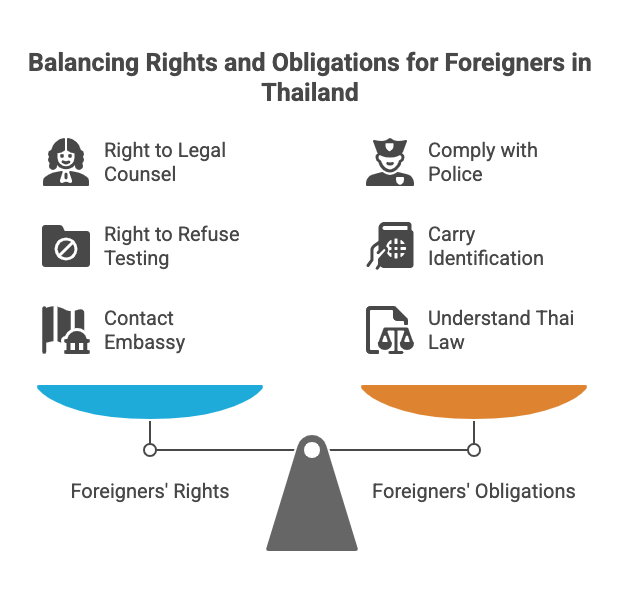 Balancing Rights and Obligation for foreigners in Mandatory Drug Testing in Thailand