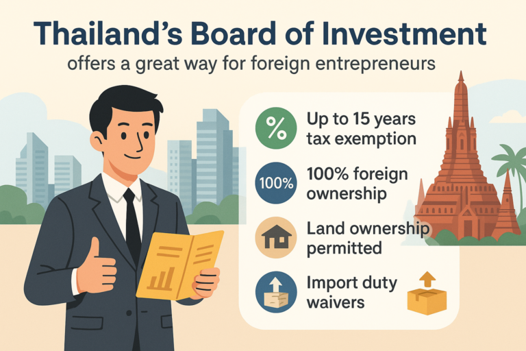 BOI Tax Incentives in Thailand - Schema Explaining them