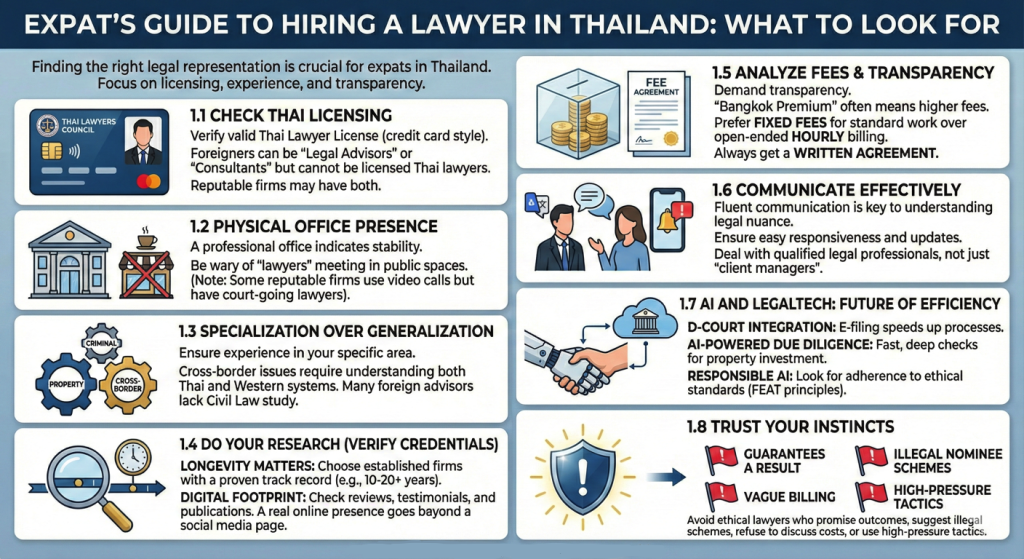 Choosing a lawyer in Thailand