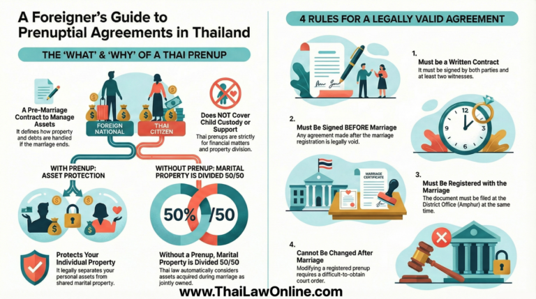 Prenuptial agreement in Thailand legal guide