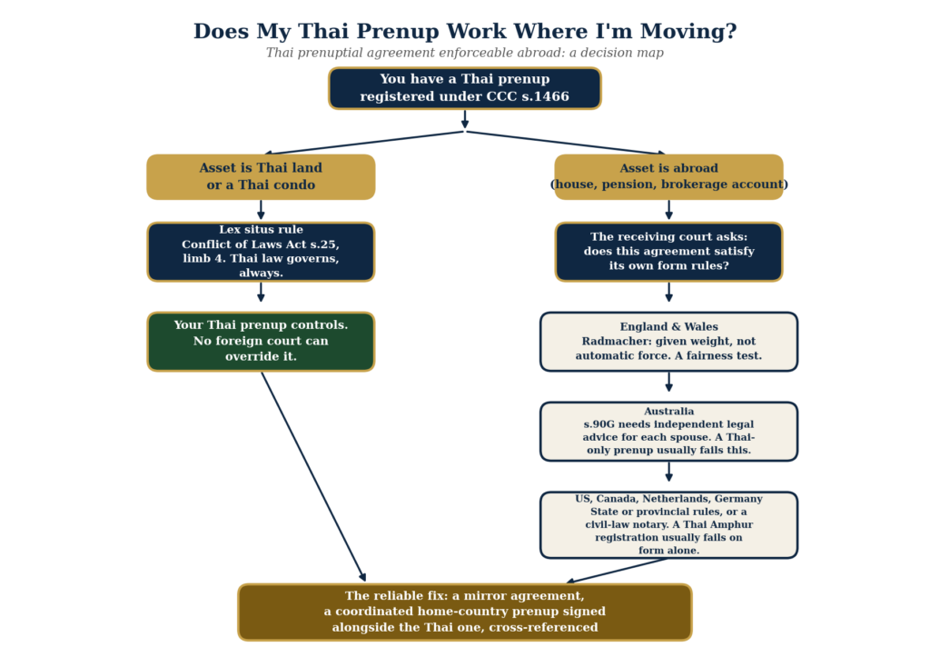 Thai prenuptial Agreement Enforceable