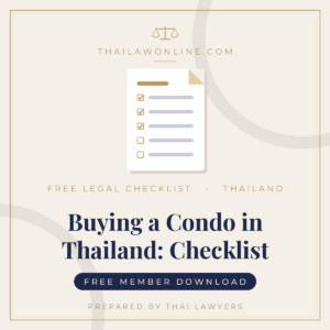 Buying a Condo in Thailand: free checklist for foreign buyers