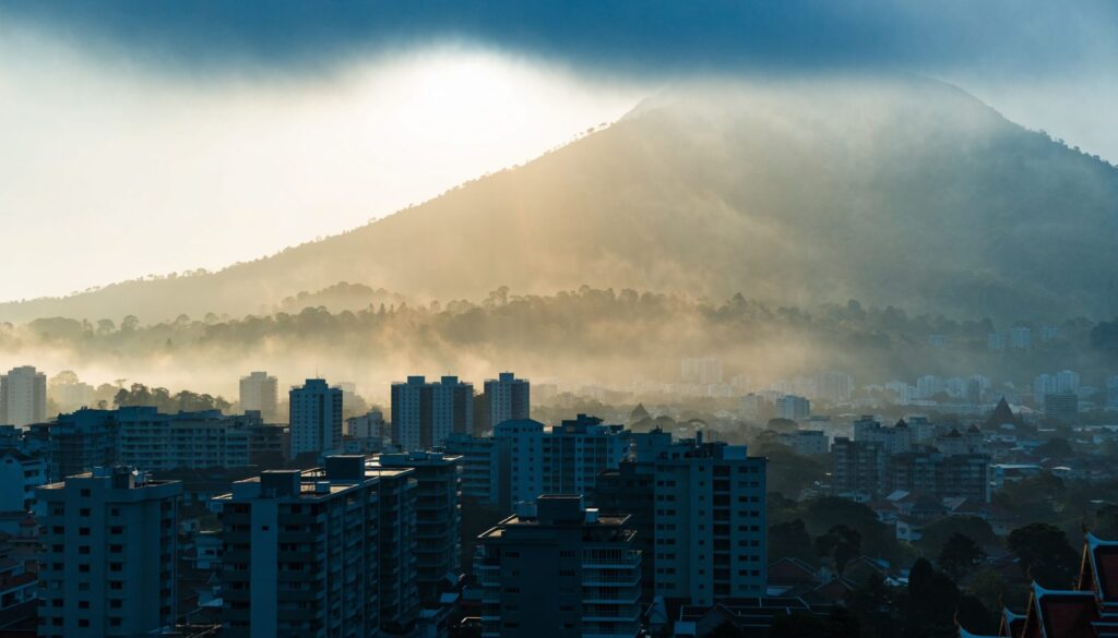 Condo lawyer Chiang Mai: mid-rise condominium buildings below Doi Suthep, the older stock around Nimman a buyer should have checked